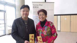 National Board Chairperson Mr Pius Chan (left), Honorable Minister Miss Teresa Wat (right)